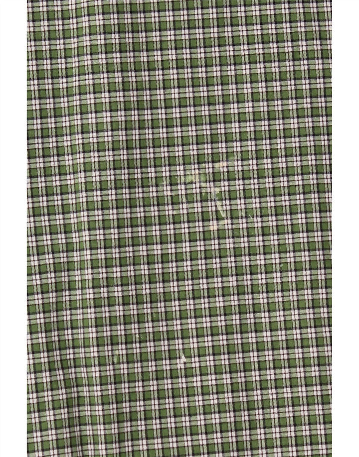 Cămașă pentru bărbați Wrangler cu mânecă scurtă XL, bumbac verde check