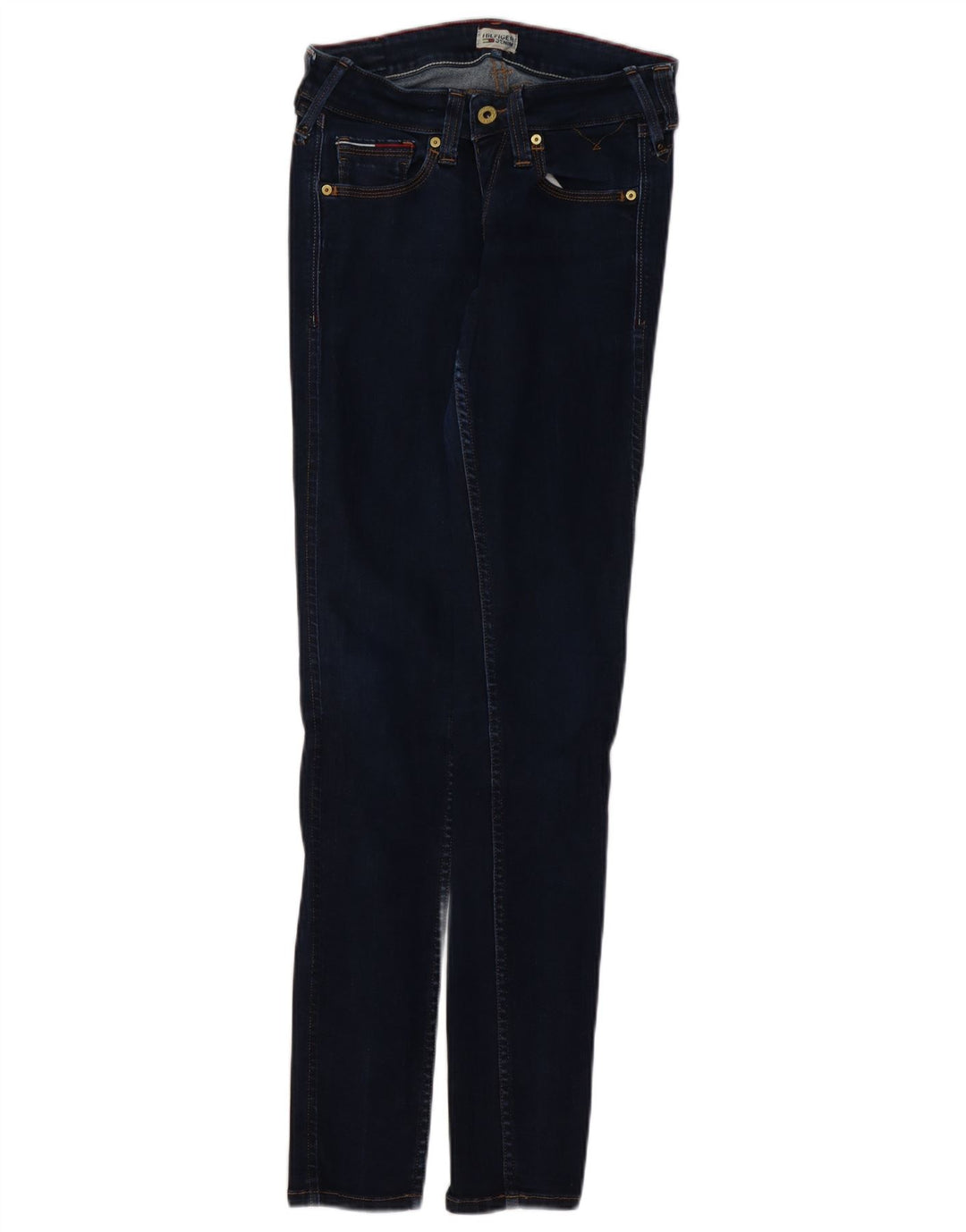 Blugi skinny pentru femei TOMMY HILFIGER L27 L32 bumbac bleumarin