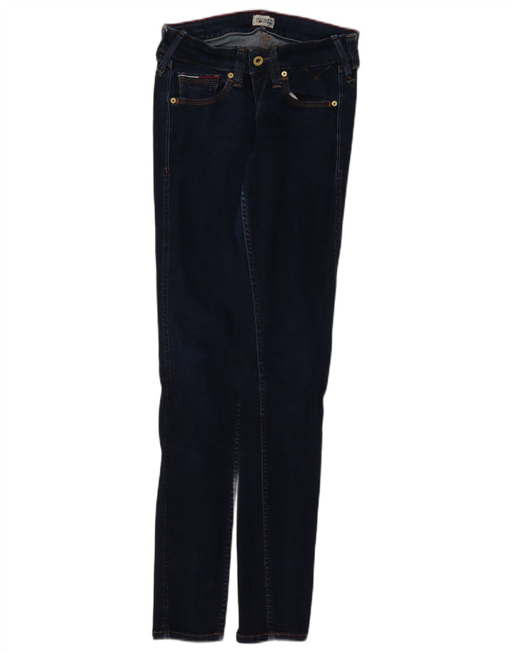 Blugi skinny pentru femei TOMMY HILFIGER L27 L32 bumbac bleumarin
