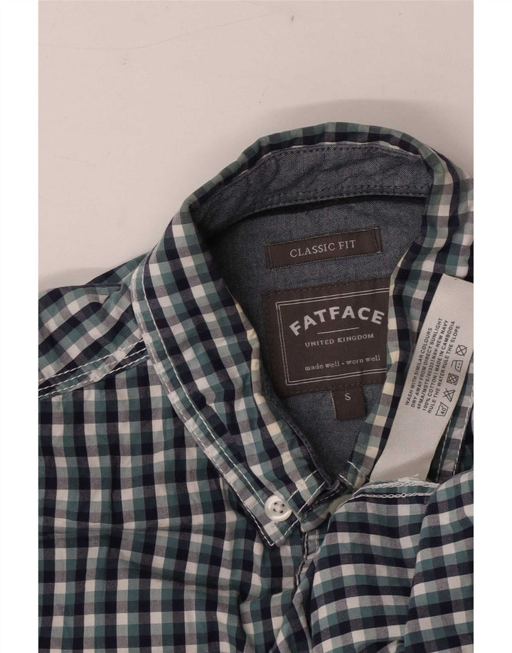 Cămașă pentru bărbați Fat Face Classic Fit Bumbac Mic Multicolor Gingham