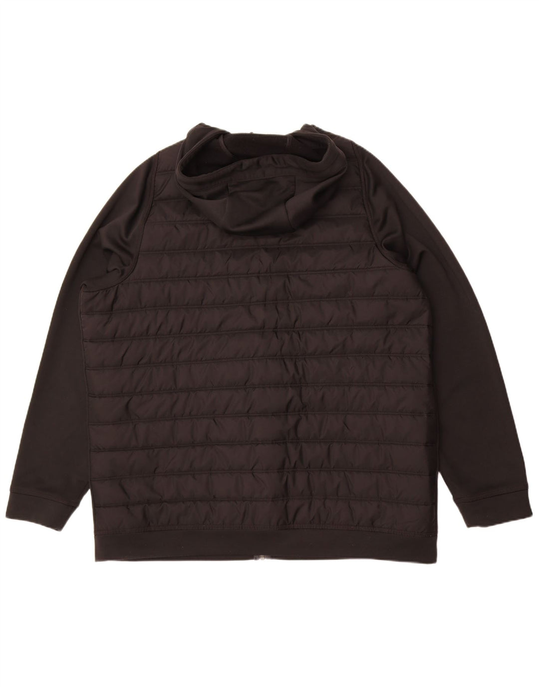 Jachetă căptușită cu glugă Nike pentru bărbați UK 42 XL Nylon negru