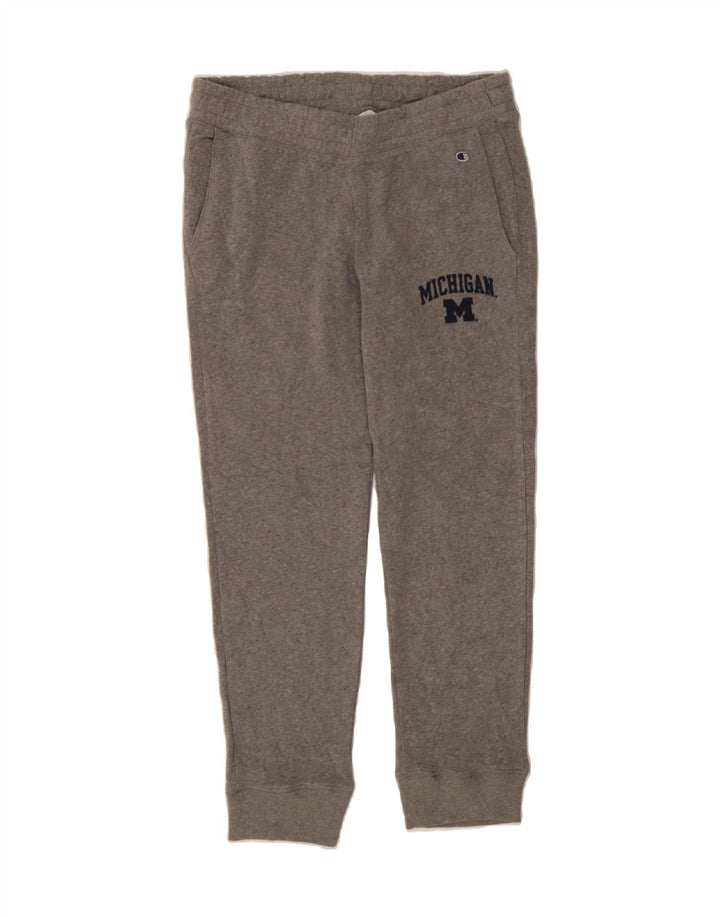 CHAMPION Womens Graphic Tracksuit Trousers Joggers UK 14 Medium  Grey Vintage Champion and Second-Hand Champion from Messina Hembry 