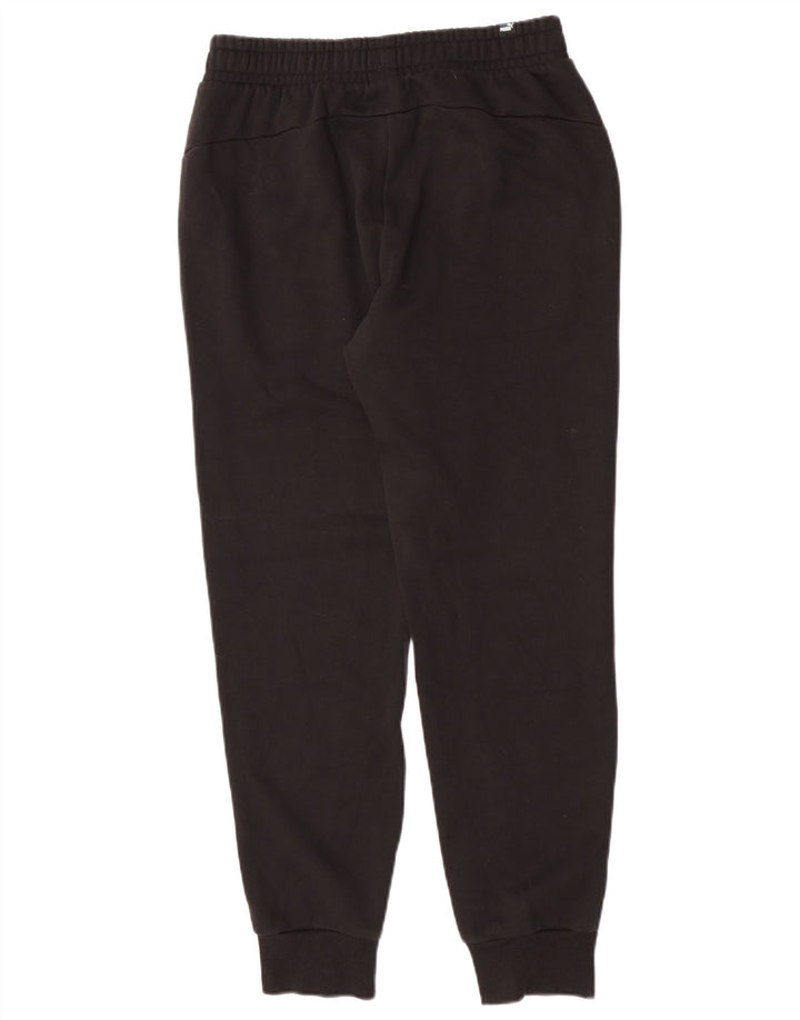 Pantaloni de trening Puma pentru bărbați Joggeri, bumbac mediu negru