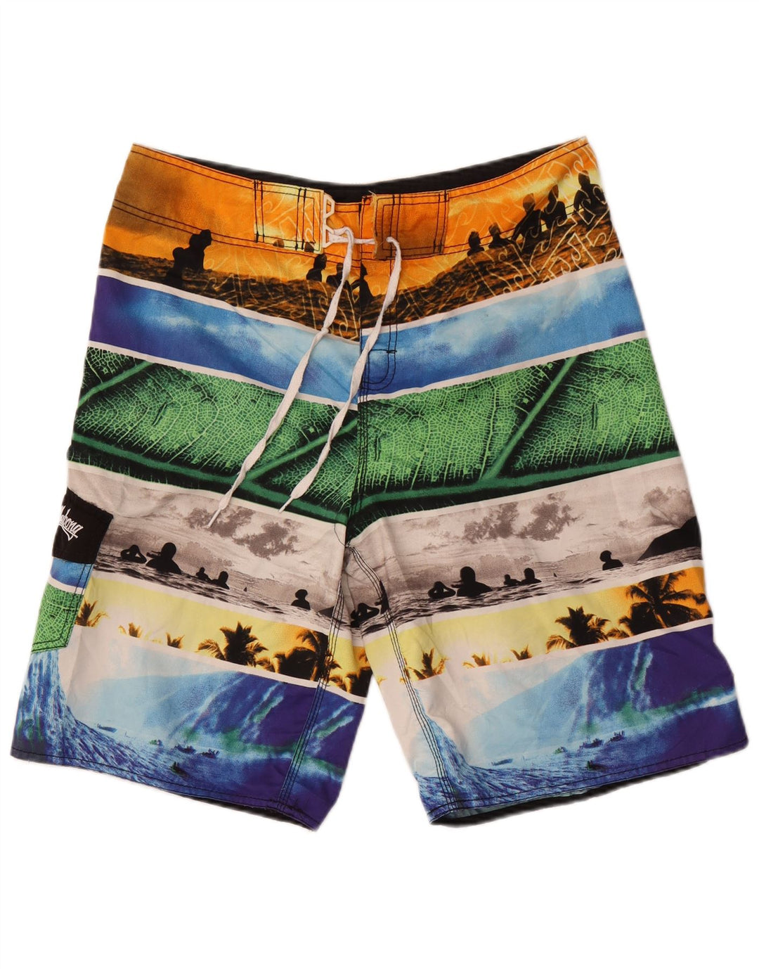 Pantaloni scurți de înot pentru bărbați cu model abstract Billabong, mari, multicolori