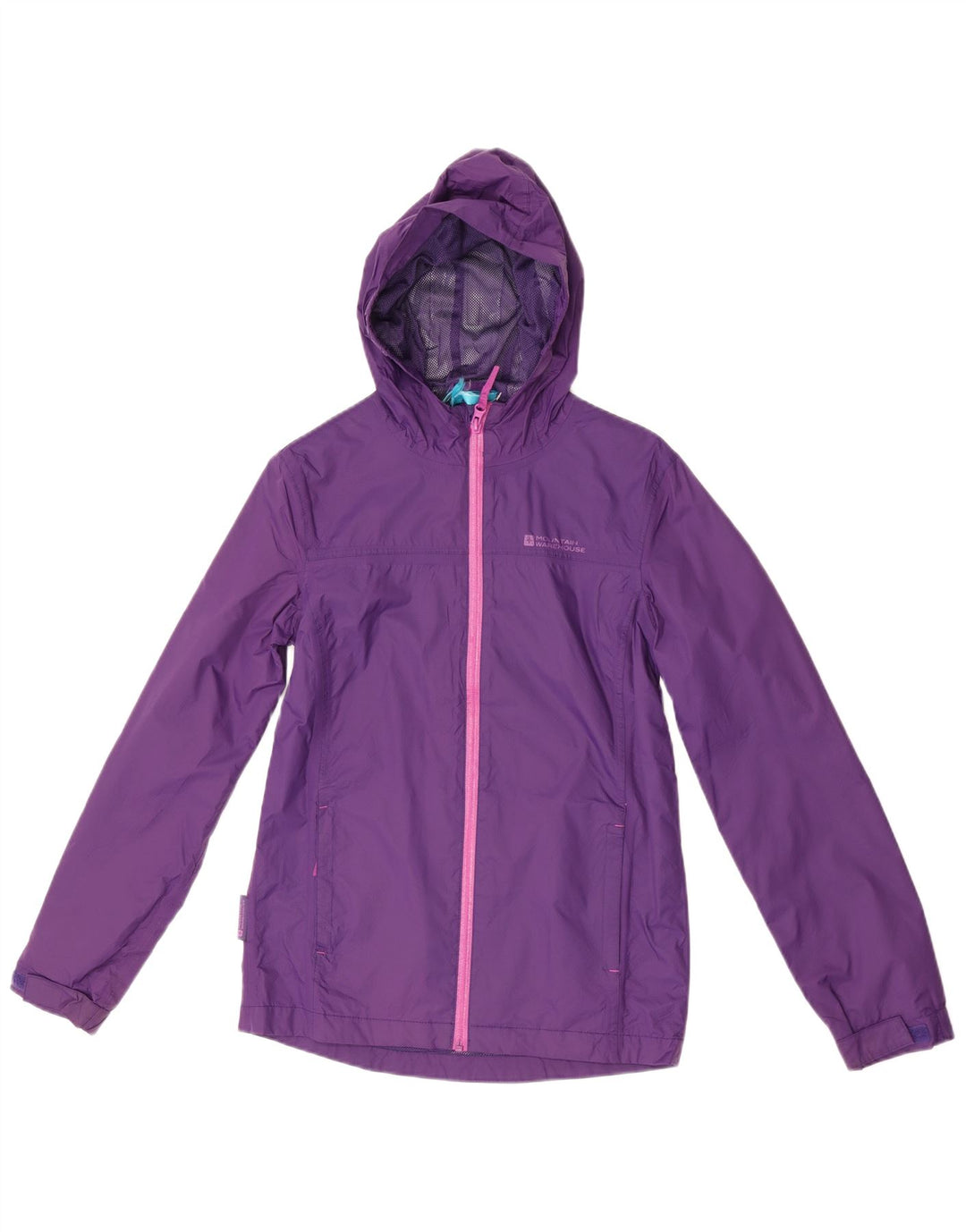 Jachetă de ploaie cu glugă pentru femei Mountain Warehouse UK 10 Poliester violet mic