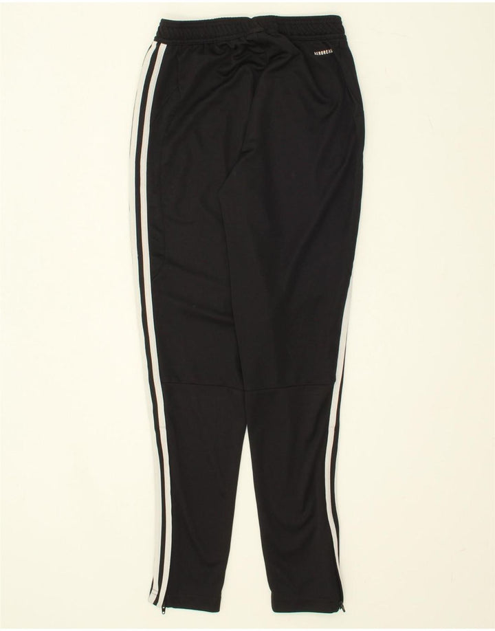 ADIDAS Womens Aeroready Tracksuit Trousers UK 8 Small Black Polyester Vintage Adidas and Second-Hand Adidas from Messina Hembry 