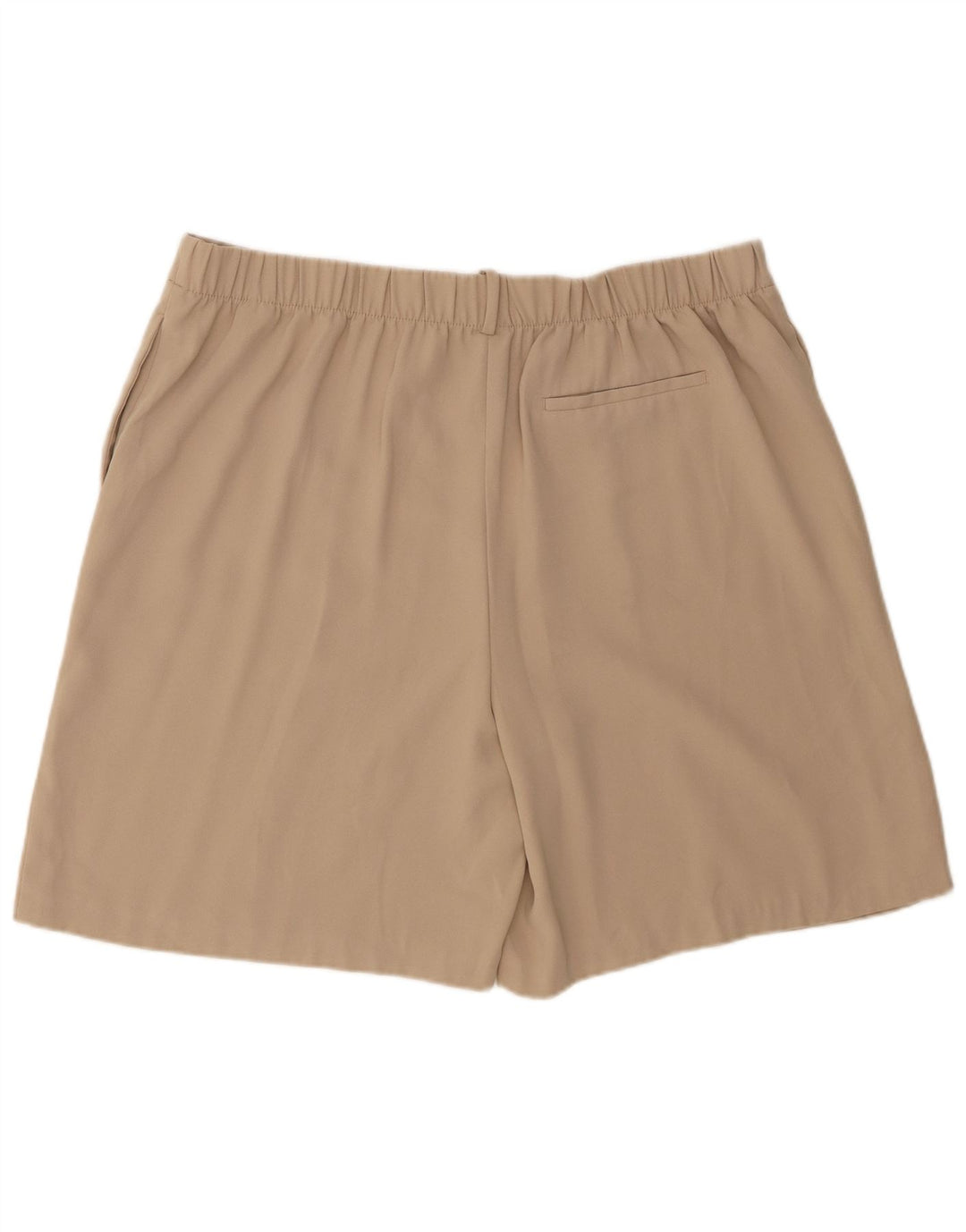 Pantaloni scurti chino pentru femei Marks & Spencer UK 20 2XL W42 Bej Poliester