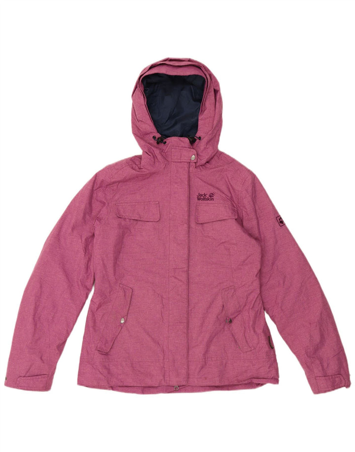 Jack Wolfskin jachetă de vânt pentru femei cu glugă, UK 12/14, roz mediu
