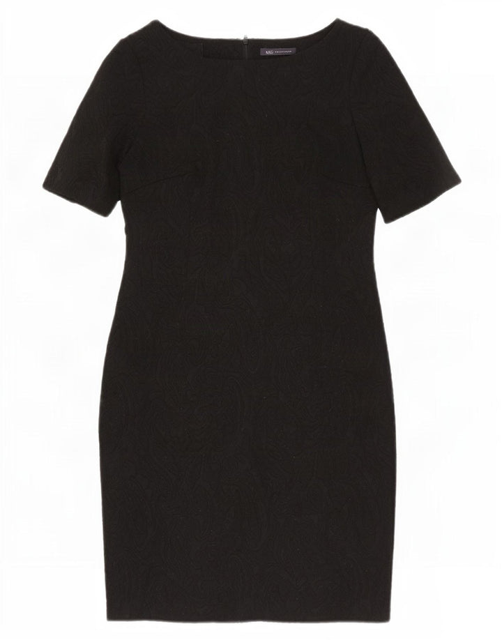 Rochie pentru femei Marks & Spencer UK 14 Medium Black Paisley Poliester