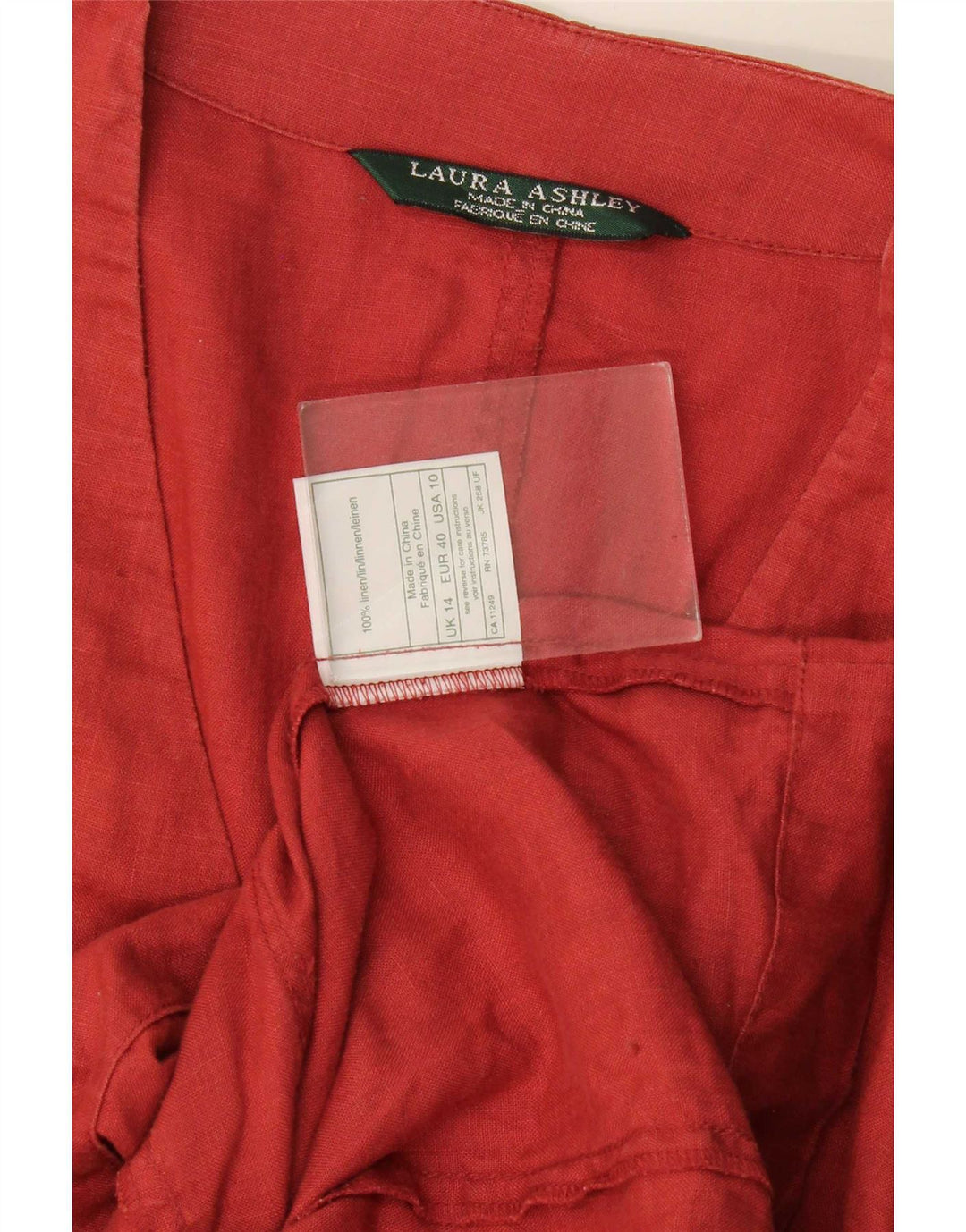 Jachetă blazer pentru femei Laura Ashley, cu 4 nasturi, UK 14, mare, roșu
