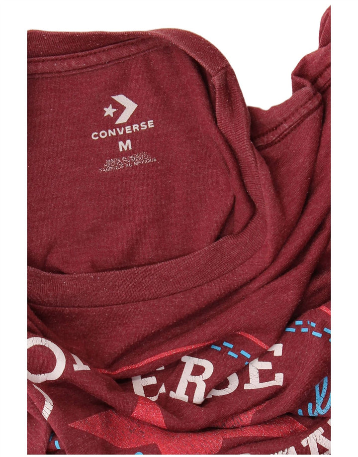Tricou grafic Chuck Taylor CONVERSE pentru bărbați Top Medium Maroon