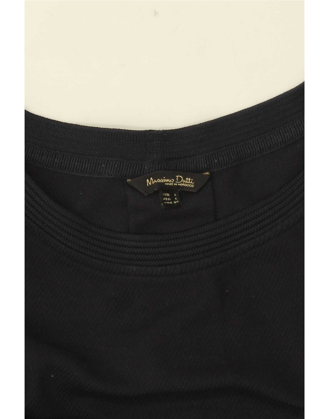 Top pentru femei Massimo Dutti cu mânecă lungă UK 16 mare bleumarin