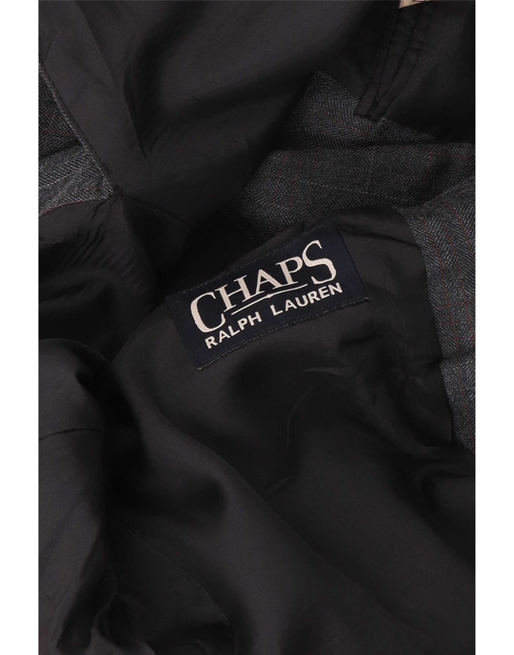 Jachetă Blazer pentru bărbați Chaps, cu 2 nasturi, UK 42 XL, albastru bleumarin Check