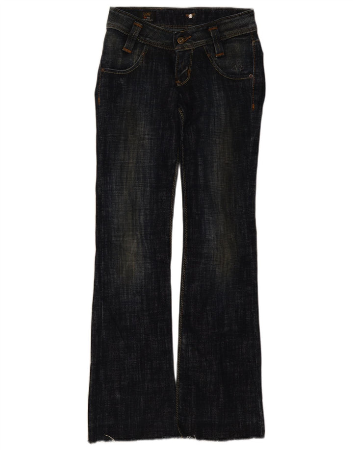 Blugi Lee pentru femei Leola Bootcut W26 L33 bumbac bleumarin