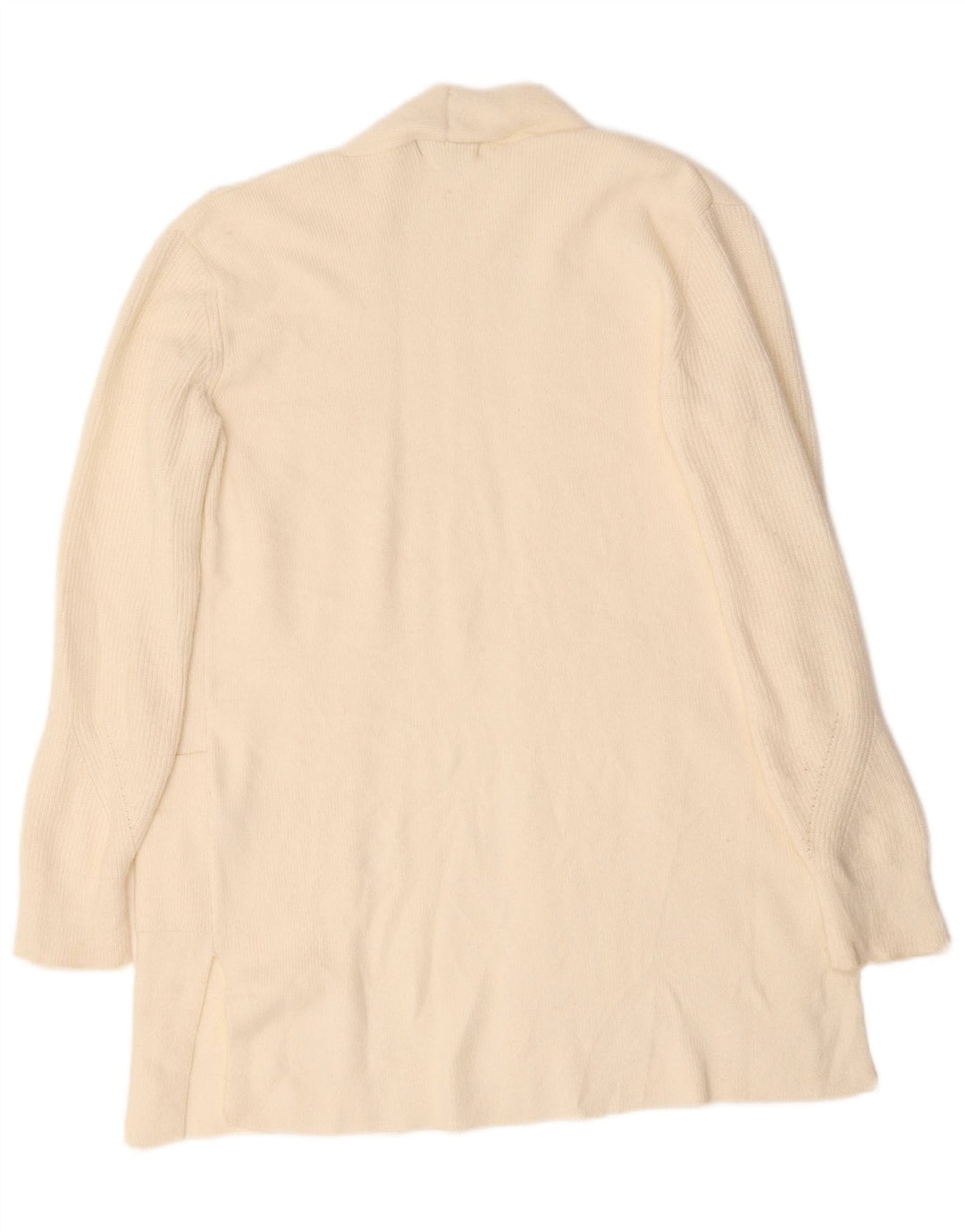 Pulover cardigan cu paragate pentru femei Marks & Spencer UK 12 Medium Off White
