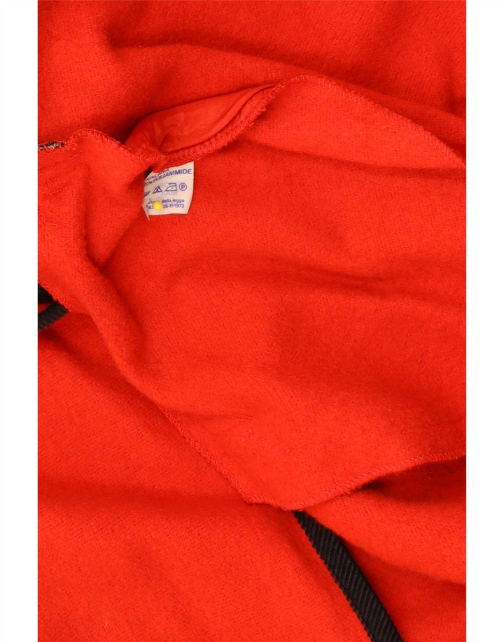 Vintage Mans Capelet Manch One Size Red Wool