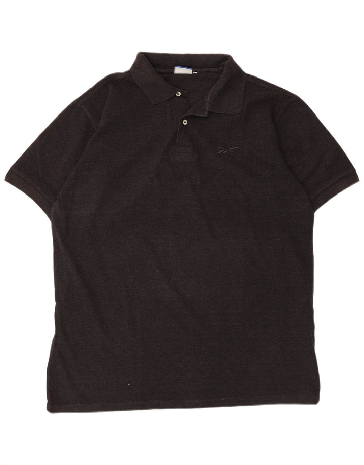 Tricou polo pentru bărbați Reebok XL, bumbac negru