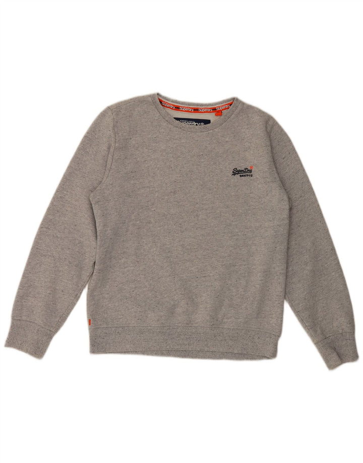 Pulover pentru bărbați Superdry Pulover XL bumbac gri