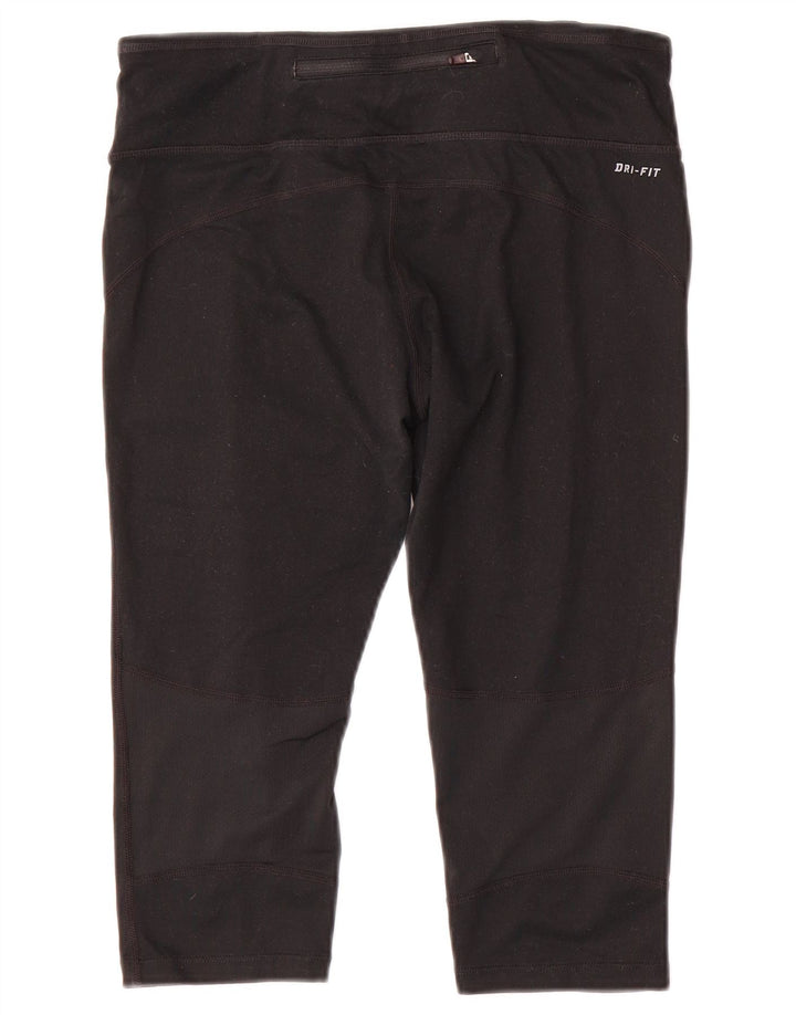 Leggings Capri Nike Dri Fit pentru femei UK 14 Medium Black