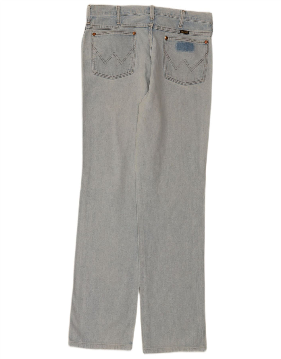 Blugi drepti pentru bărbați Wrangler W33 L34 Bumbac albastru