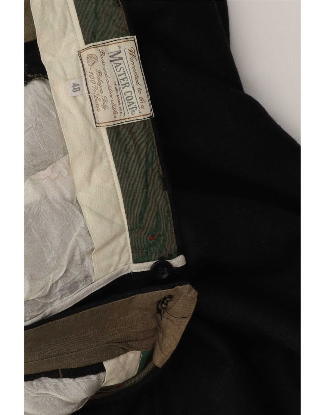 Master Coat Pantaloni de costum pentru bărbați IT 48 Medium L32 L29 Lână gri