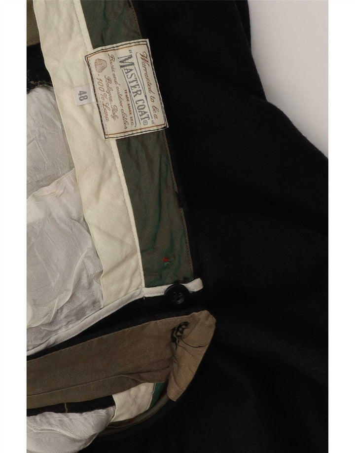 Master Coat Pantaloni de costum pentru bărbați IT 48 Medium L32 L29 Lână gri