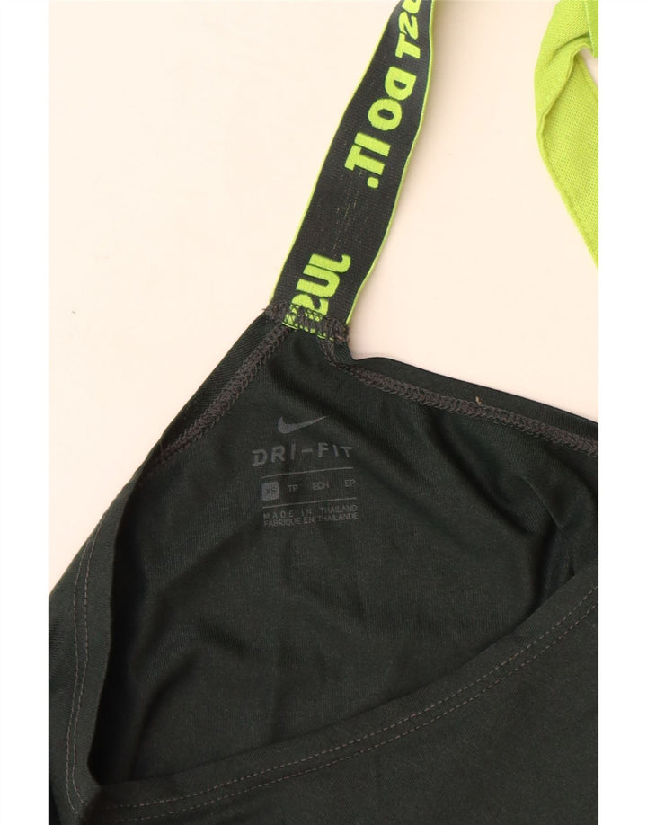 Top cu vestă grafică Nike pentru femei UK 6 XS Negru