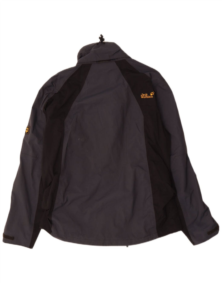 Jack Wolfskin Jachetă de ploaie pentru bărbați Marea Britanie 40/42 Poliester mare bleumarin