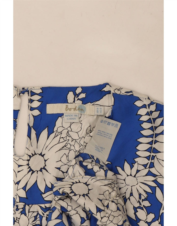 Bluză pentru femei BODEN UK 8 Small Blue Floral Viscose