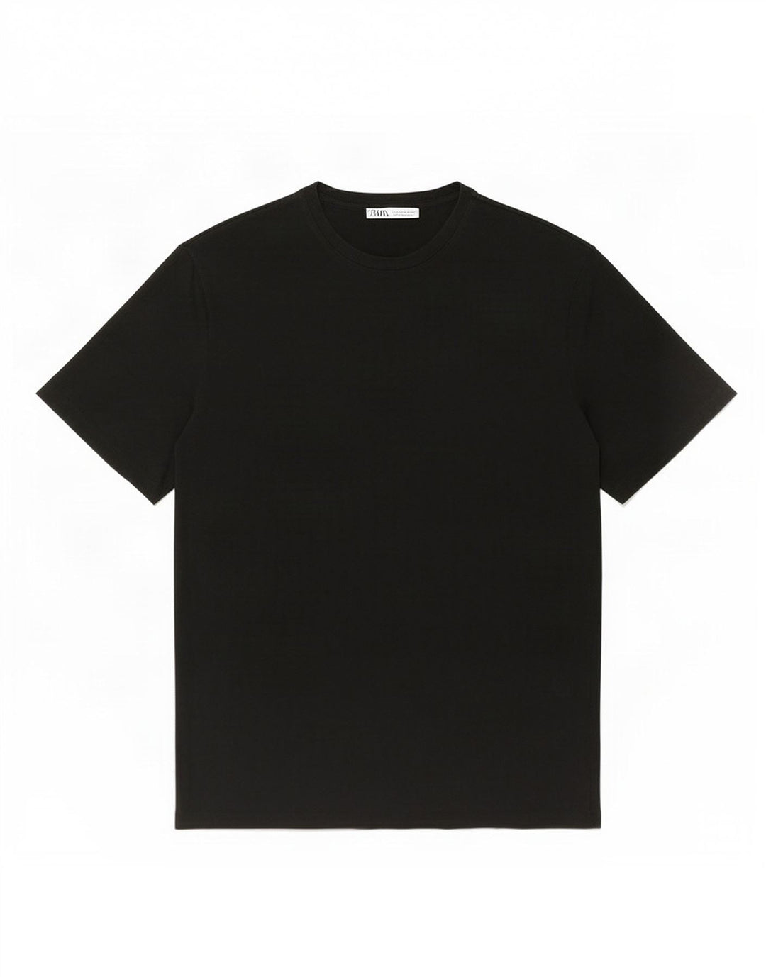 Tricou pentru bărbați Zara Top mare, negru, bumbac