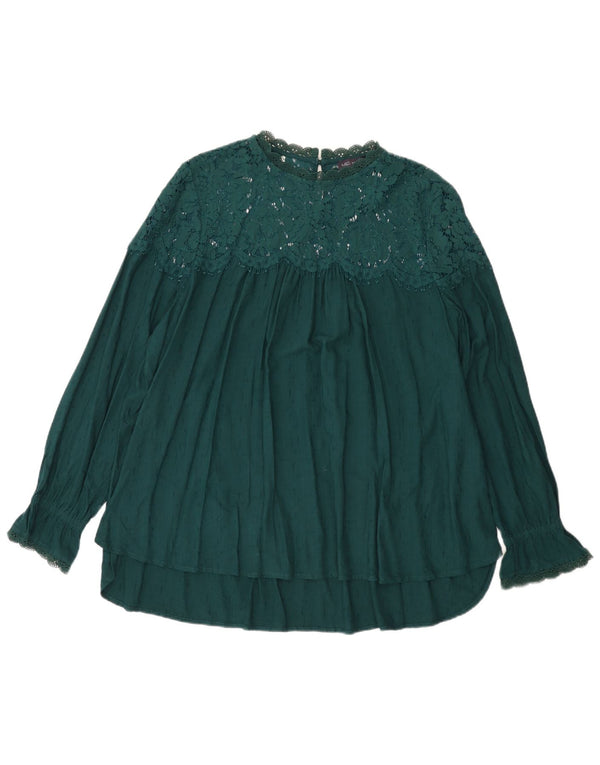 Bluză pentru femei Marks & Spencer, UK 22 3XL, viscoză verde