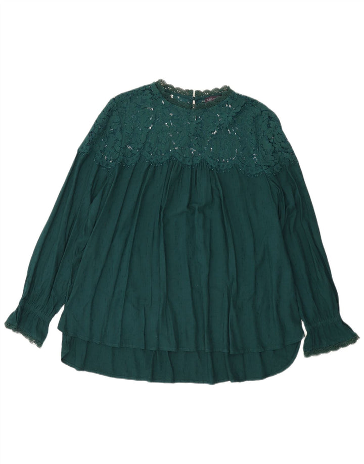Bluză pentru femei Marks & Spencer, UK 22 3XL, viscoză verde