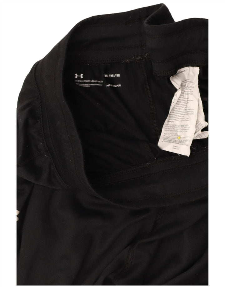 UNDER ARMOUR Womens Tracksuit Trousers Joggers UK 14 Medium Black