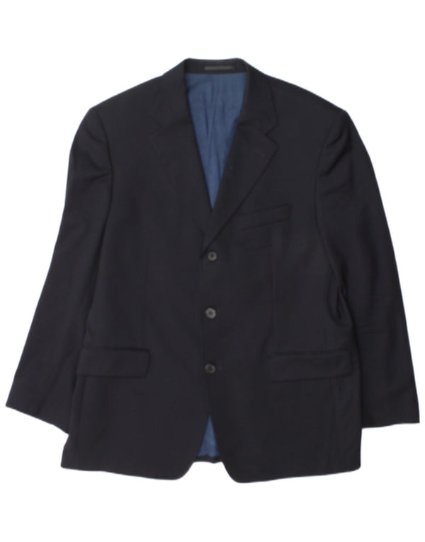 Jachetă Blazer pentru bărbați Hugo Boss cu 3 nasturi UK 38 Medium Bleumarin