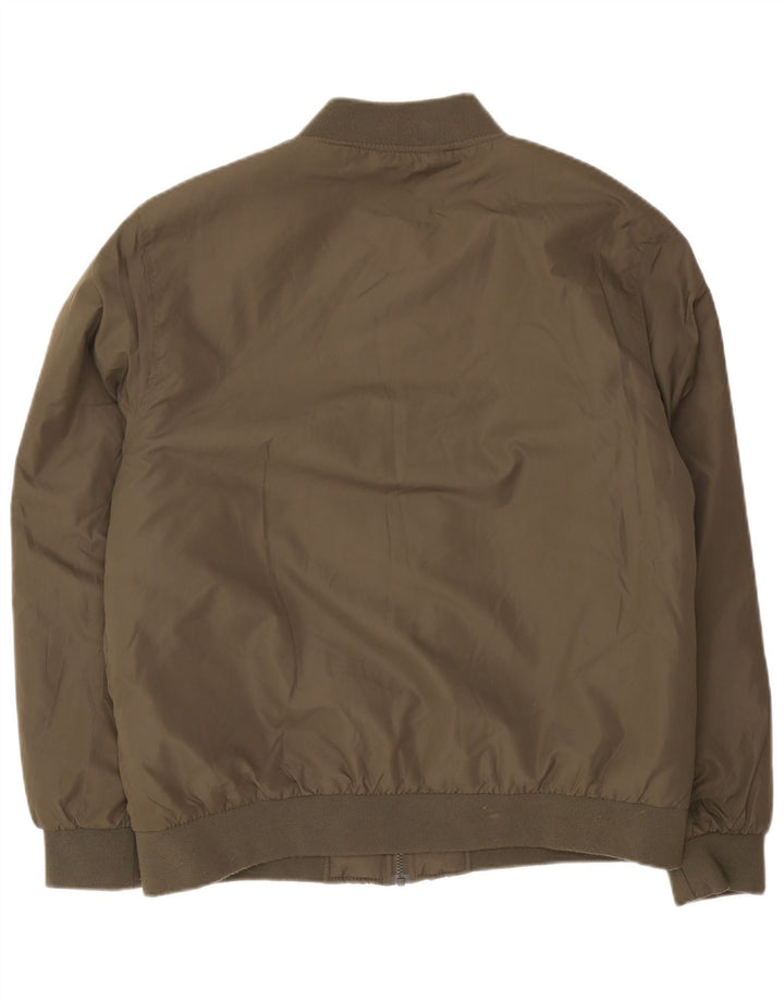 Avirex Bomber Jacket pentru bărbați UK 42 XL Kaki Poliester