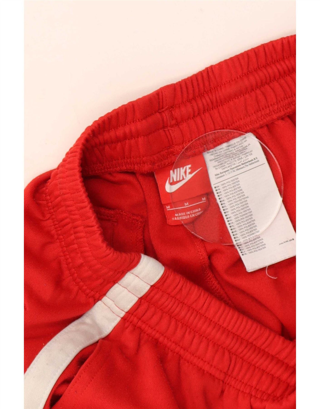 Pantaloni scurți sport Nike pentru bărbați, roșu mediu, poliester color bloc
