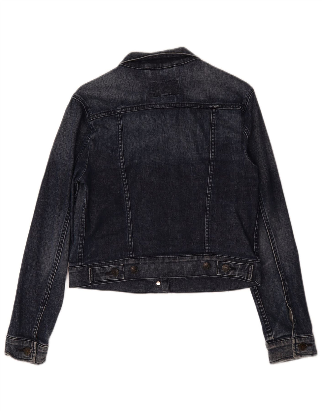 Jachetă Levi's Crop Denim pentru femei UK 12 Medium Bleumarin Bumbac