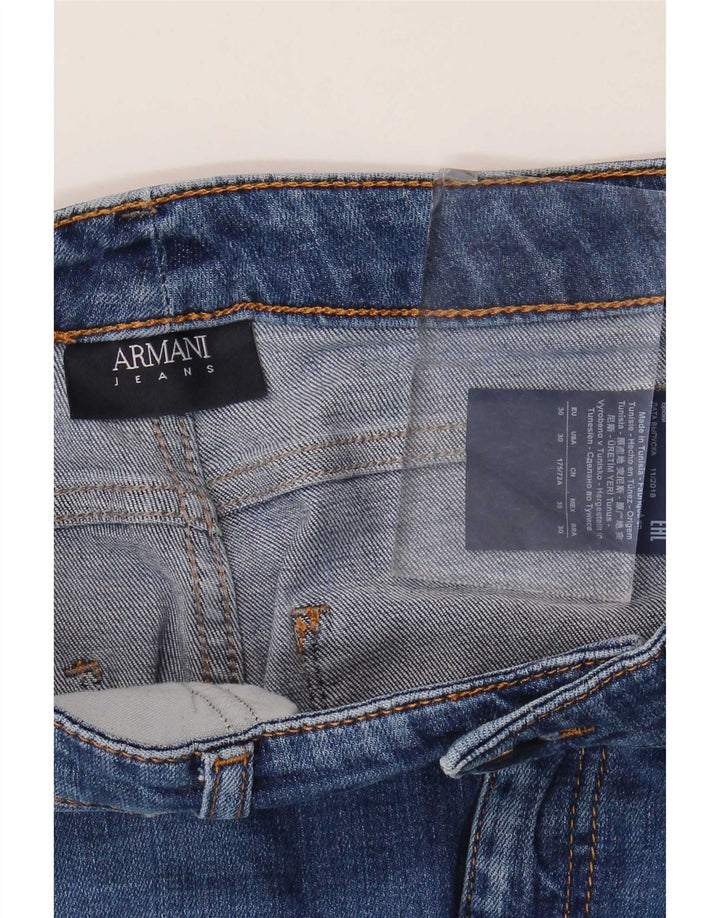 Blugi skinny pentru femei Armani W30 L33 Bumbac albastru