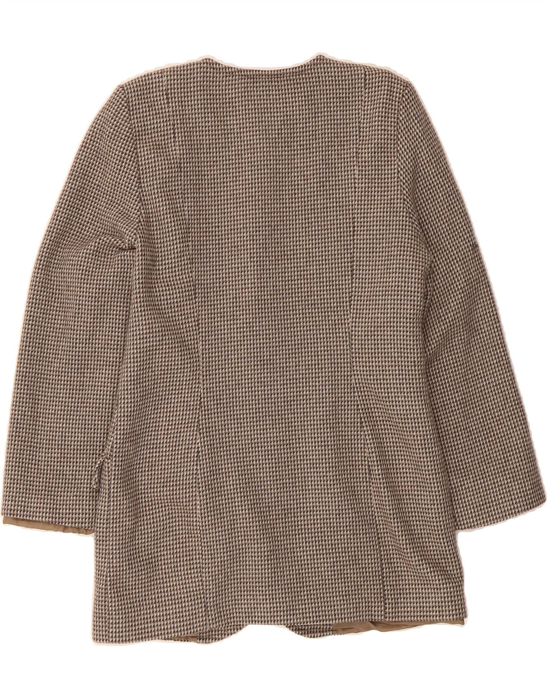 ST. BERNARD Womens 4 Button Blazer Jacket UK 10 Small  Grey Houndstooth Vintage St. Bernard and Second-Hand St. Bernard from Messina Hembry 