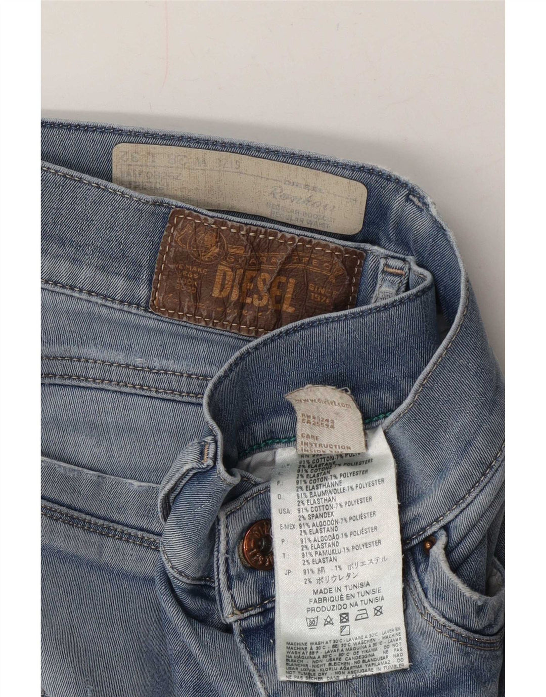 Blugi Diesel Ronhoir Regular Bootcut W28 L32 Bumbac albastru
