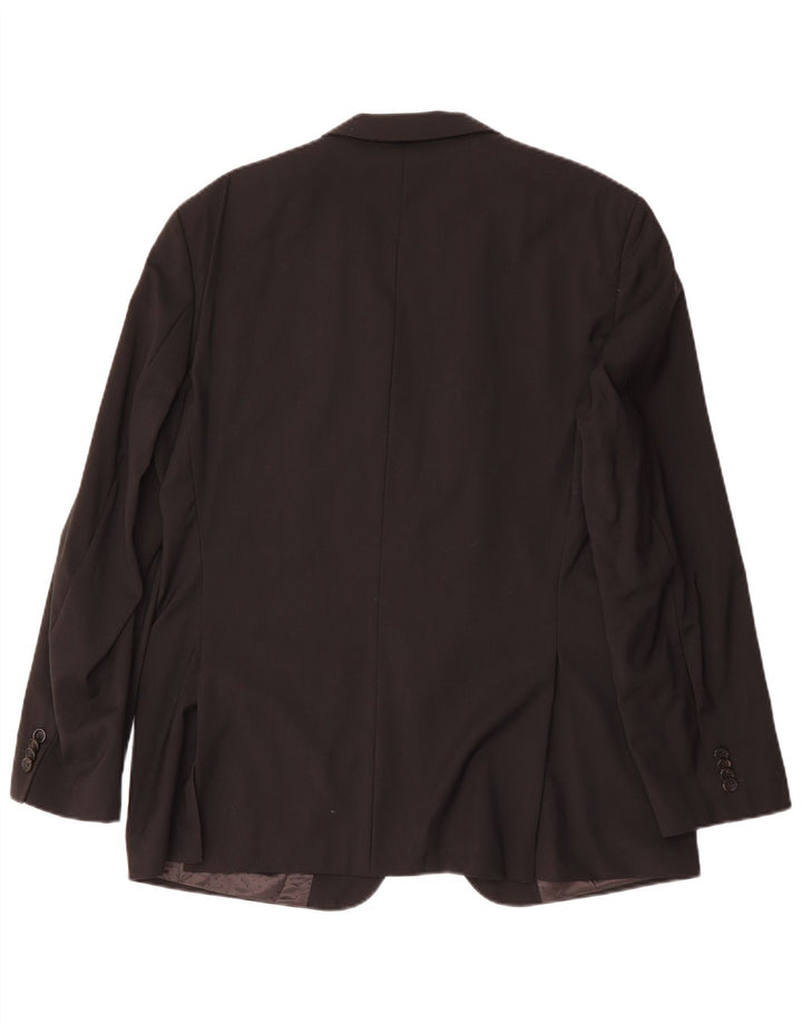 Blazer pentru bărbați HUGO BOSS, cu 2 nasturi, EU 52 XL, viscoză neagră