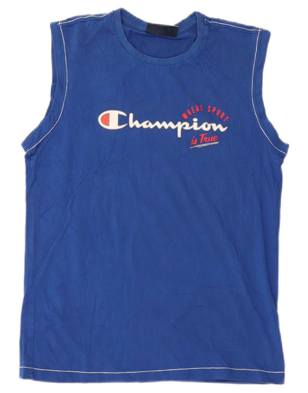 Vesta grafică Champion Boys Top 13-14 ani XL Albastru