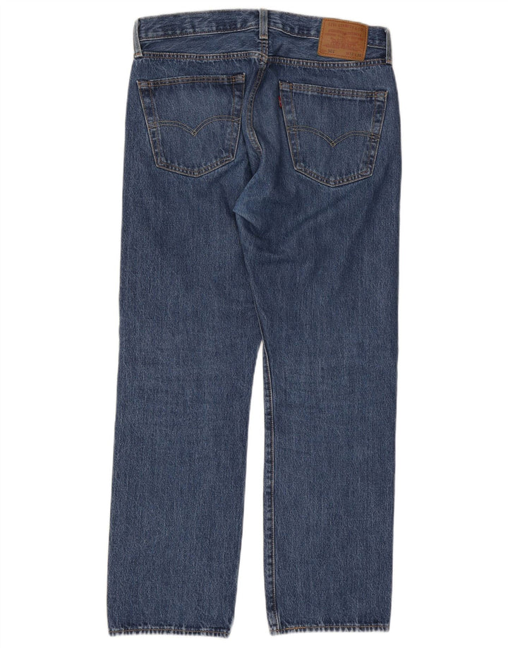 Blugi drepti pentru bărbați Levi's 501 W33 L30 Bumbac albastru