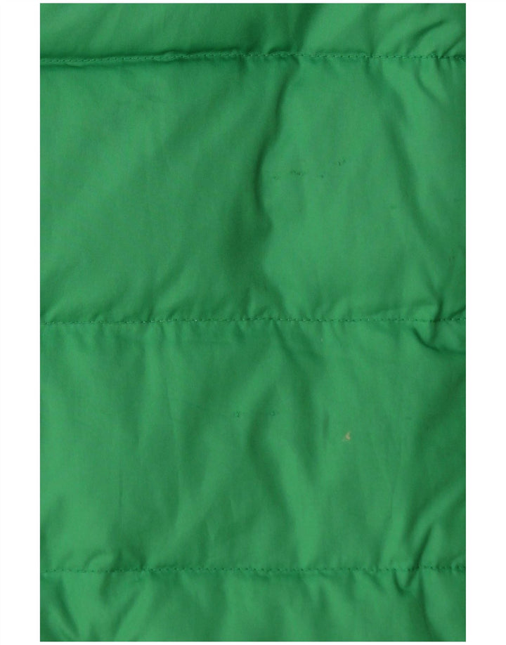 American Eagle Outfitters Gilet căptușit pentru femei UK 10 Small Green Poliester