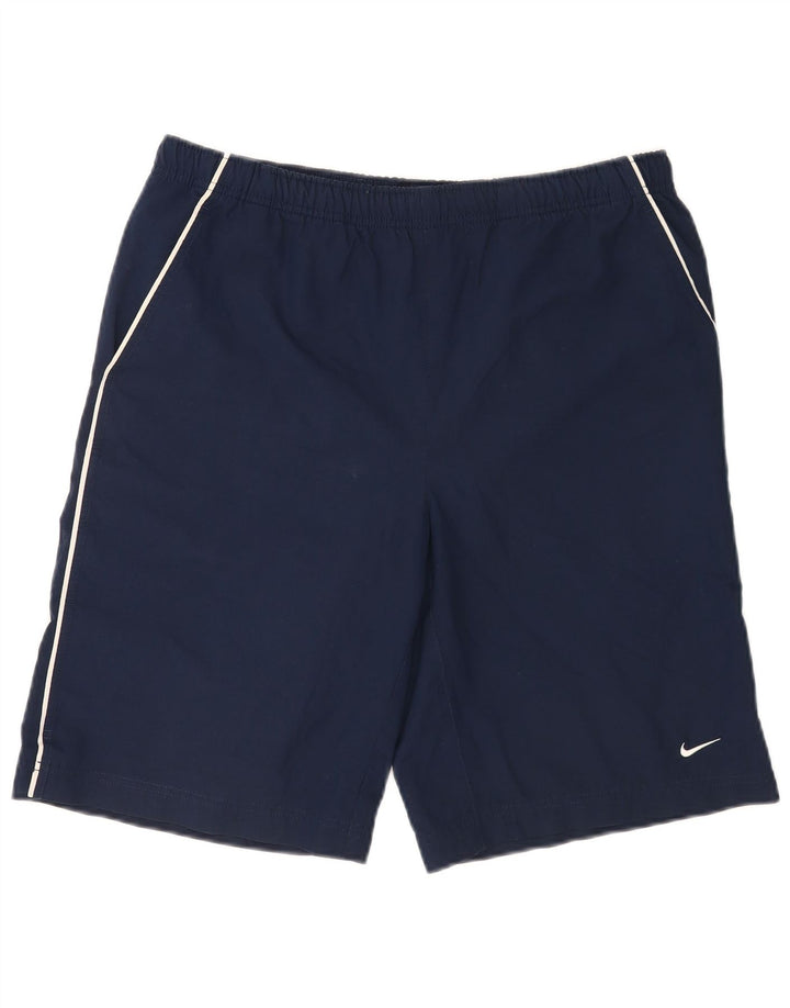 Pantaloni scurți sport pentru bărbați Nike Graphic Regular Sport medii bleumarin din poliester
