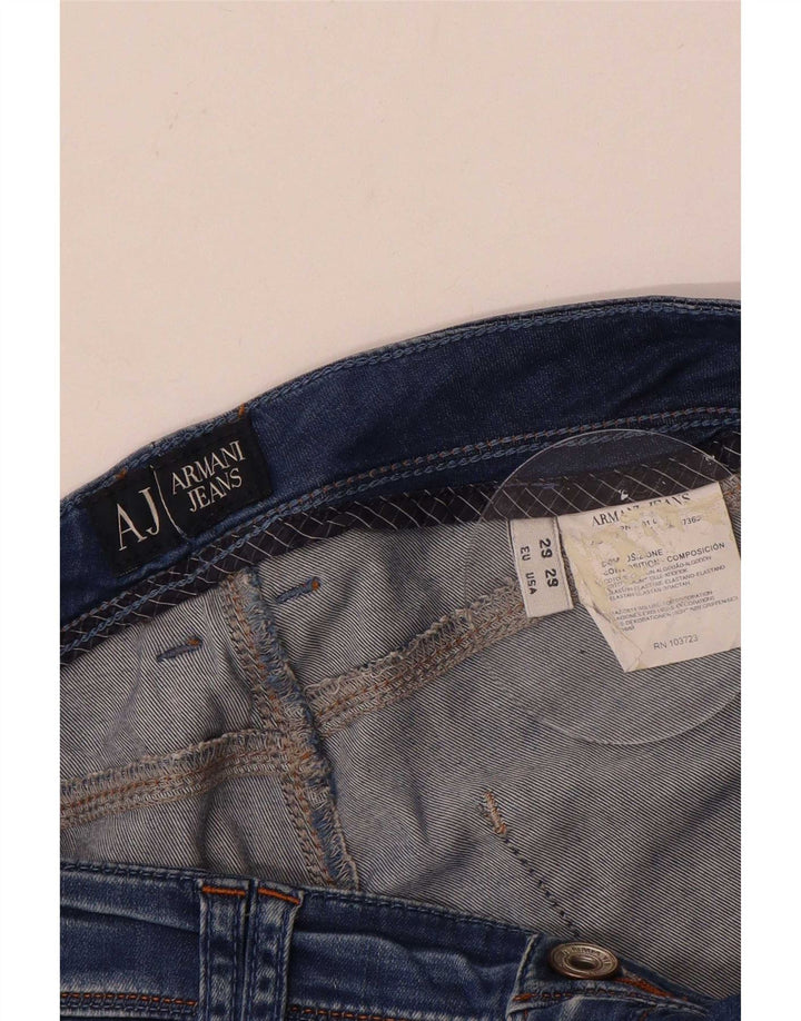 Blugi slim pentru femei Armani W29 L29 Albastru