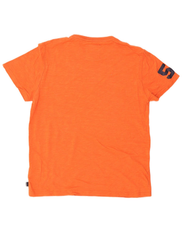 Tricou grafic pentru bărbați Superdry Top 2XL bumbac portocaliu