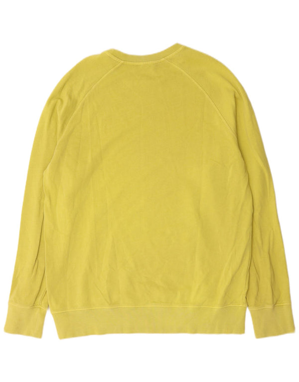 Liu Jo Mens Sweatshirt Jumper XL Yellow Cotton