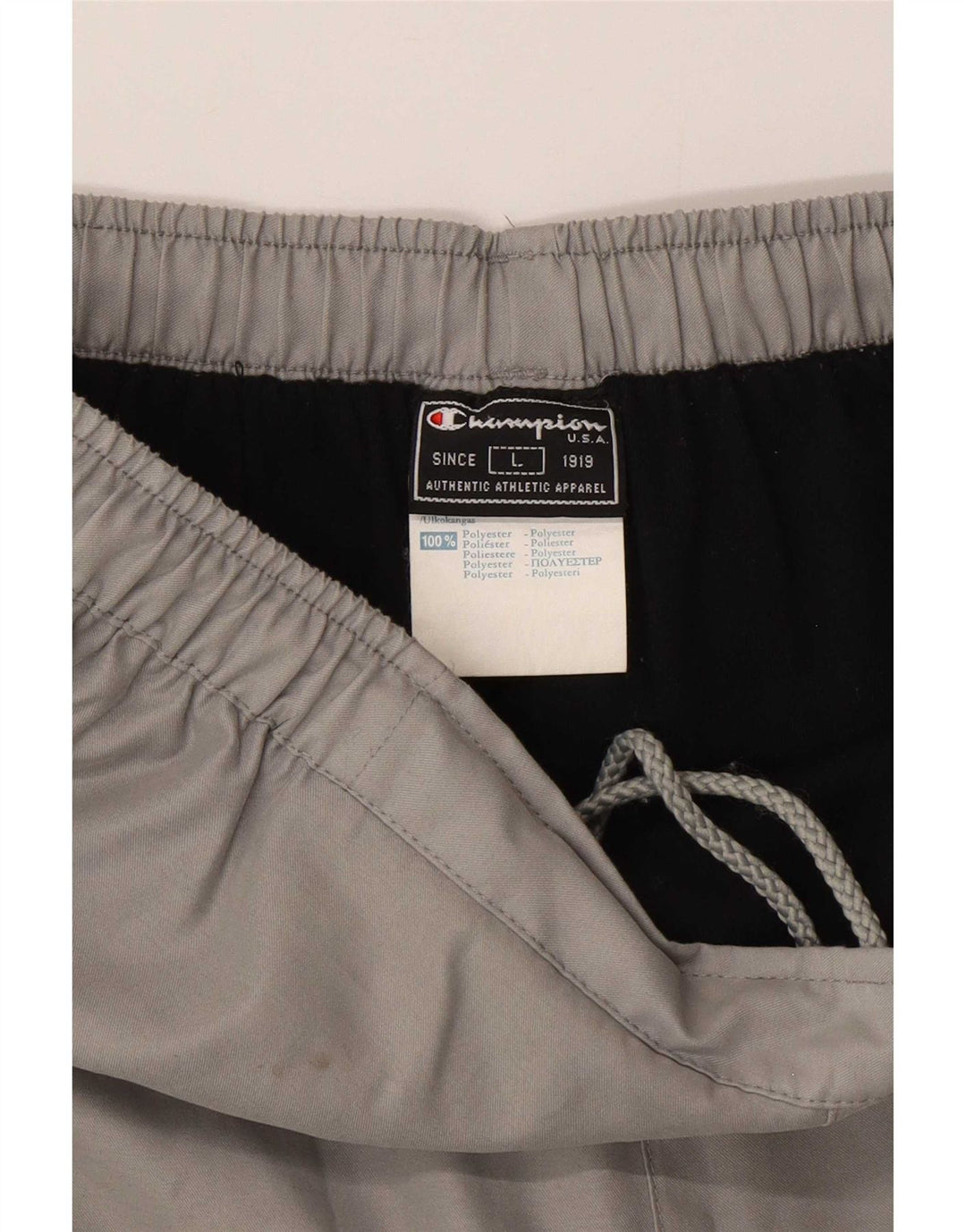 Pantaloni de trening pentru bărbați Champion, mari, gri, poliester