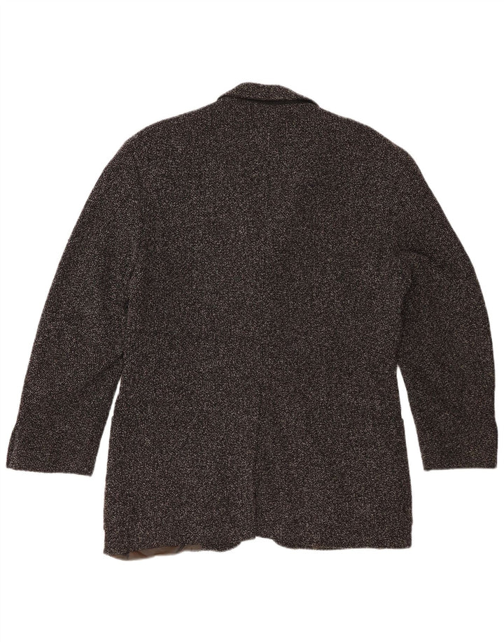 Jachetă pentru bărbați TRUSSARDI Milano cu paragate IT 48 Medium Gri Pete